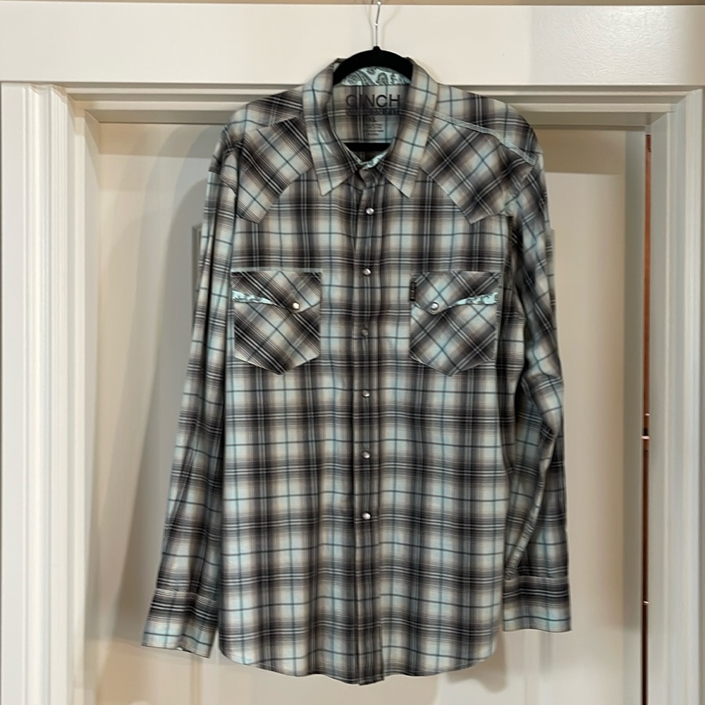 Light new extra large Cinch western shirt, excellent condition
